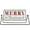 Merry Christmas/Holiday Market Reversible Sign - 10.25"