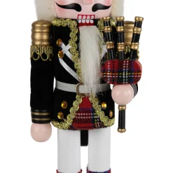 Mini Bagpiper Nutcracker Christmas Figure - 12