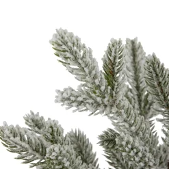 Mini Frosted Artificial Christmas Tree in Santa Pot - 14.75