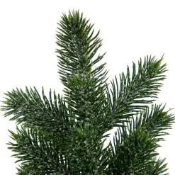 Mini Iced Pine Artificial Christmas Trees - 10