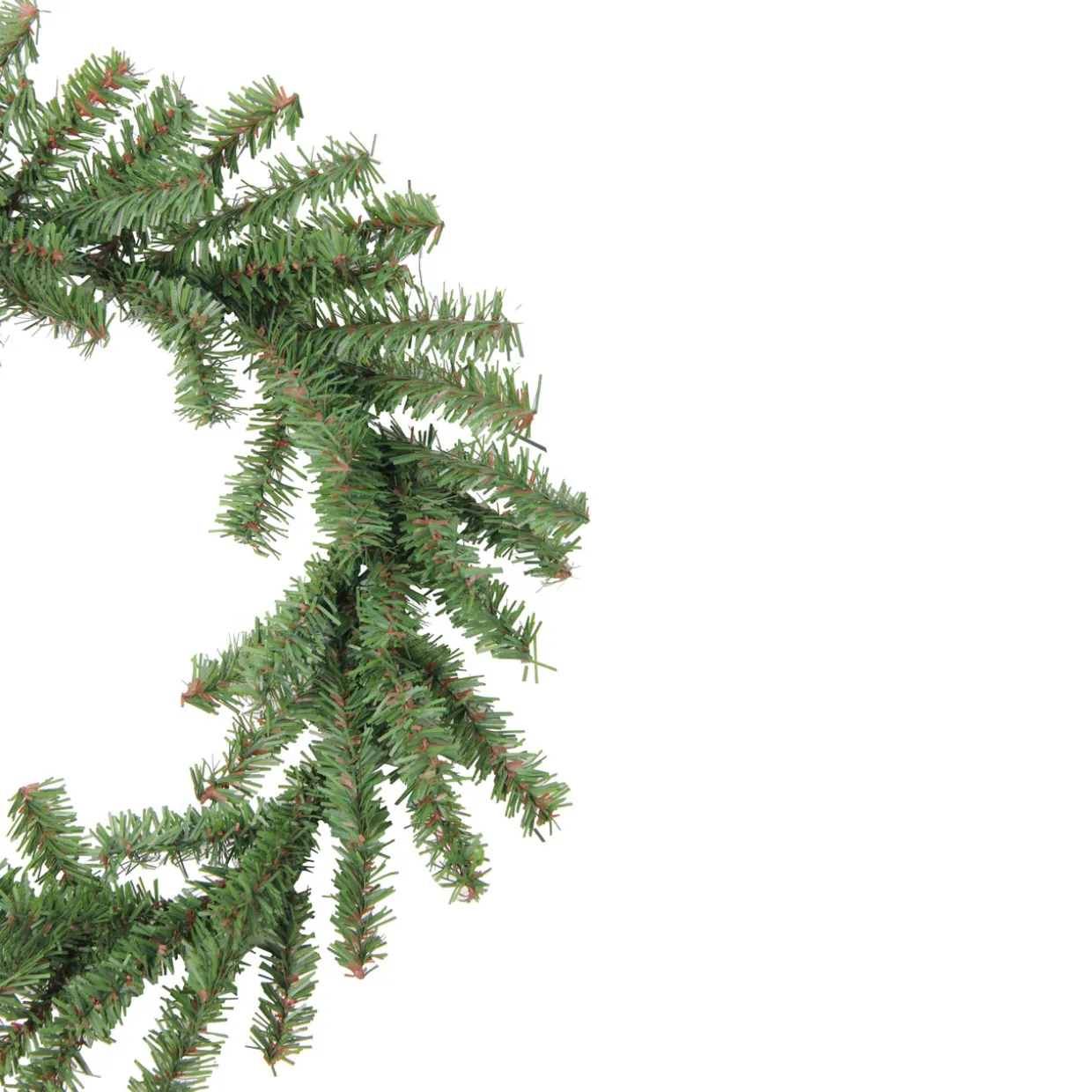 Mini Pine Two-Tone Artificial Christmas Wreath - 12" - Unlit