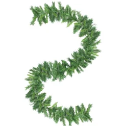 Mixed Two-Tone Pine Artificial Christmas Garland - 9' x 10