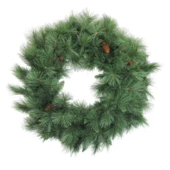 Mixed White Valley Pine Artificial Christmas Wreath - 36" - Unlit