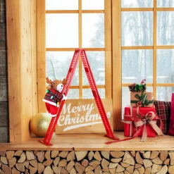 Mr. Christmas Mini Super Climbing Reindeer Decoration