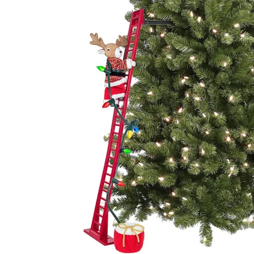 Mr. Christmas Reindeer Climbing Ladder Tabletop Decoration #337227