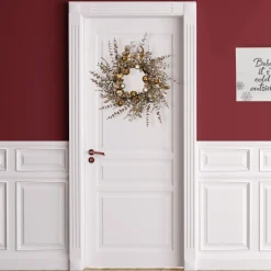 Ornaments, Holly and Berries Artificial Christmas Wreath - 30