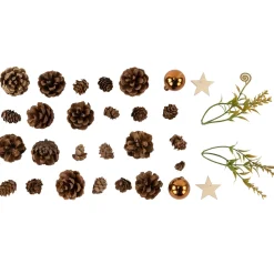 Ornaments, Pinecones and Stars Christmas Decorations - 6