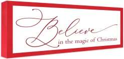 Oversize Believe in the Magic of Christmas 19
