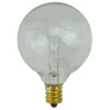 Pack of 25 Incandescent G50 Clear Christmas Replacement Bulbs