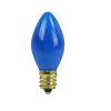 Pack of 25 Opaque C7 Blue Christmas Replacement Bulbs