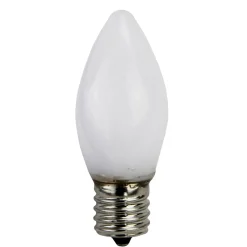 Pack of 4 Opaque White C9 LED Christmas Replacement Bulbs