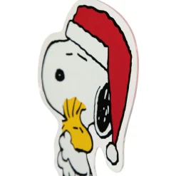 Peanuts Snoopy Hugs Woodstock Double Sided Christmas Window Cling Decoration - 7