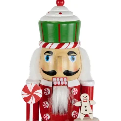 Peppermint Candy Nutcracker Christmas Figure - 15