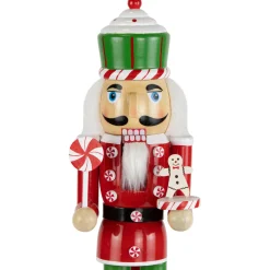Peppermint Candy Nutcracker Christmas Figure - 15