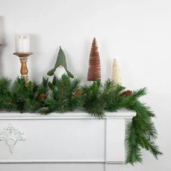 Pine and Pine Cones Artificial Christmas Garland - 9' x 12