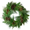Pine Cone and Cedar Artificial Christmas Wreath - 32-Inch, Unlit