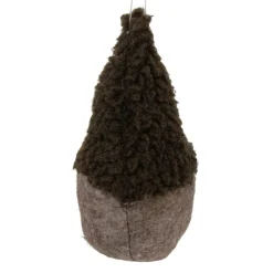 Plush Fleece Gnome Head Hanging Christmas Ornament - 7
