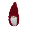Plush Gnome Christmas Ornament - 7" - Burgundy