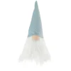 Plush Gnome with Pointy Hat Christmas Figure - 8" - Blue
