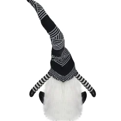 Plush Gnome with Striped Arms Christmas Figure - 28