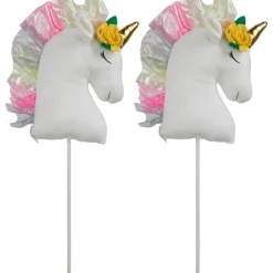 Plush Rainbow Unicorn Christmas Picks - 24