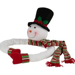 Plush Snowman Hugging Christmas Tree Topper - 45