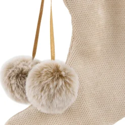 Plush Stockings Christmas Ornaments - 7.5