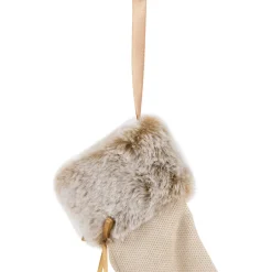 Plush Stockings Christmas Ornaments - 7.5