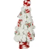 Plush Tree with Peppermint and Candy Canes Christmas Decoration - 16.5"