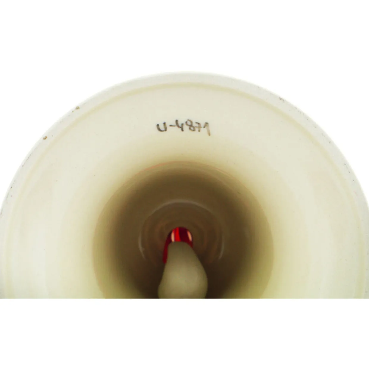 Polmedia Polish Pottery Bell Ornament 4" Spearmint Fresh