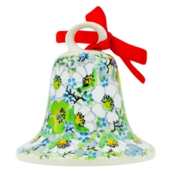 Polmedia Polish Pottery Bell Ornament 4
