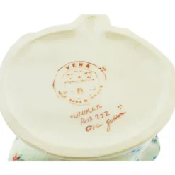 Polmedia Polish Pottery Santa Shaped Jar 9" Holiday Cheer