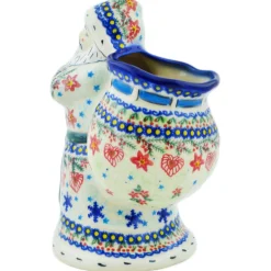 Polmedia Polish Pottery Santa Shaped Jar 9