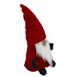 Portly Smiling Gnome Christmas Figure - 13.5