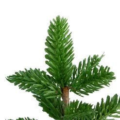 Potted Pine Medium Artificial Christmas Tree with Plaid Skirt - 1.3' - Unlit