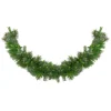 Pre-Lit Battery Operated Ashcroft Cashmere Pine Christmas Garland - 6' x 14" - Warm White LED Lights