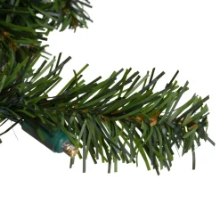 Pre-Lit Battery Operated Canadian Pine Artificial Christmas Garland - 9' x 10" - Clear Lights