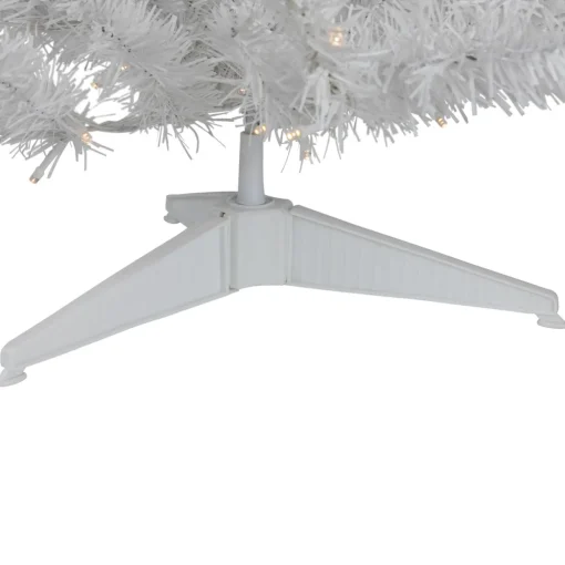 Pre-Lit Battery Operated LED Medium Pine Artificial Christmas Tree - 3' - Clear Lights