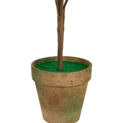 Pre-Lit Berries and Pine Artificial Potted Christmas Tree - 3' - Warm White LED Lights