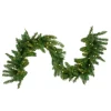 Pre-Lit Buffalo Fir Commercial Artificial Christmas Garland - 25' x 18" - Warm White LED Lights