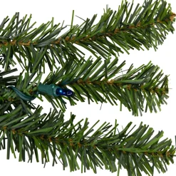 Pre-Lit Canadian Pine Artificial Christmas Garland - 9' x 12