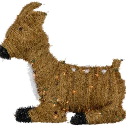 Pre-Lit Fawn Reindeer with Spots Outdoor Christmas Decoration - Brown