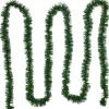 Pre-Lit LED Battery Operated Pine Artificial Christmas Garland - 18' - Multicolor Lights