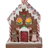 Pre-Lit LED Gingerbread Candy House Christmas Decoration - 7.5"
