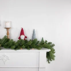 Pre-Lit Noble Fir Artificial Christmas Garland - 9' x 10