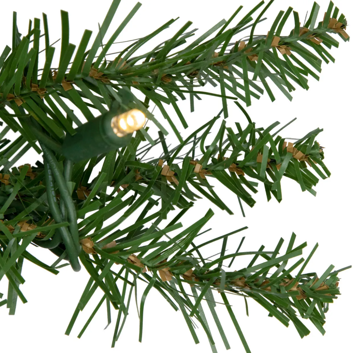 Pre-Lit Northern Pine Commercial Christmas Garland - 50' x 10" - Warm White LED Lights