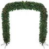 Pre-Lit Pine Artificial Christmas Archway Decoration - 9' x 8' - Clear Lights