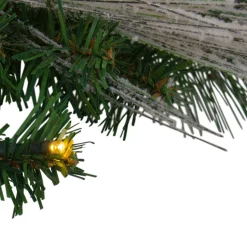 Pre-Lit Plaid and Houndstooth Artificial Christmas Wreath - 24