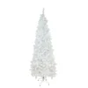 Pre-Lit Slim White Winston Pine Artificial Christmas Tree - 6.5' - Clear Lights