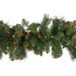 Pre-Lit Yorkville Pine Artificial Christmas Garland - 9' x 10